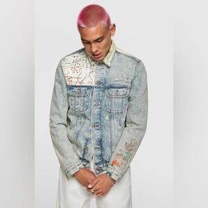 Zara X Jean Michael Basquiat Denim Jacket